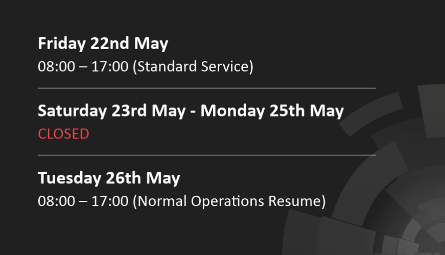 Spring Bank Holiday 2026